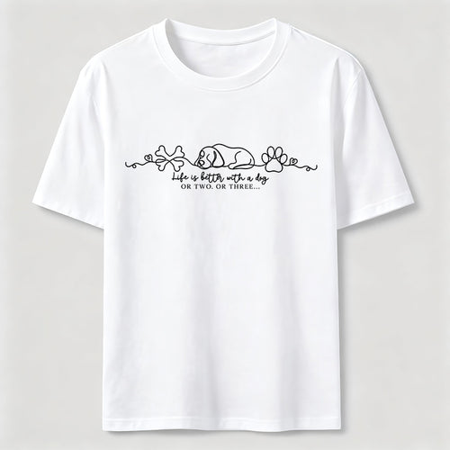 Better With More Dogs Classic T-Shirt