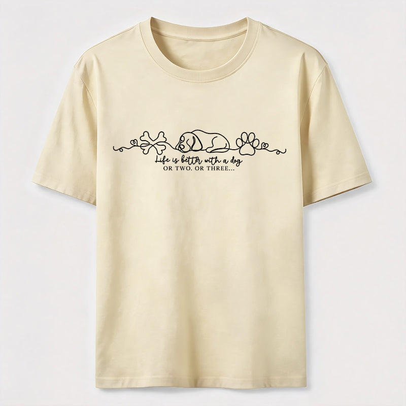 Better With More Dogs Classic T-Shirt