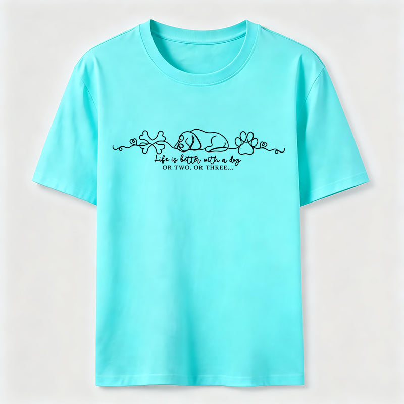 Better With More Dogs Classic T-Shirt