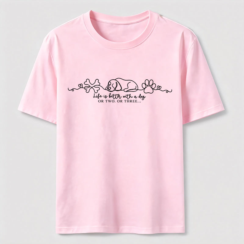 Better With More Dogs Classic T-Shirt