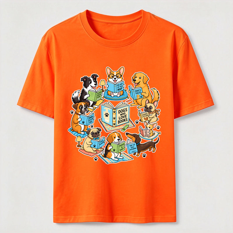 Dogs Who Love Books Classic T-Shirt