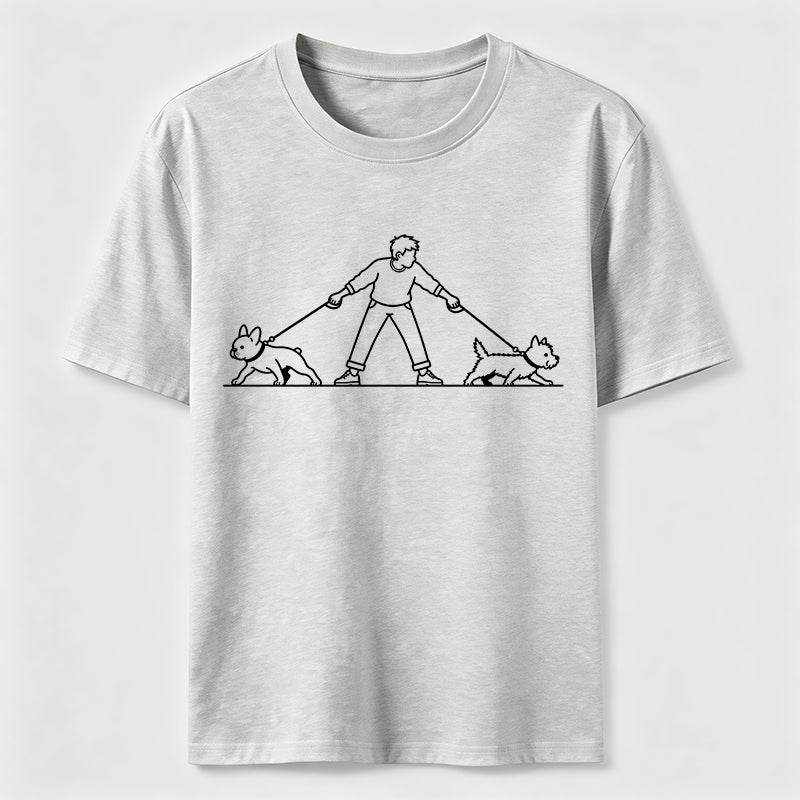 Double Trouble Dog Walk Classic T-Shirt