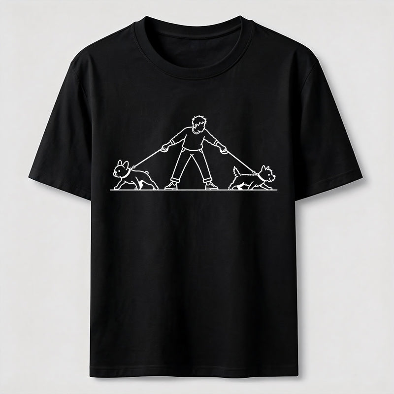 Double Trouble Dog Walk Classic T-Shirt