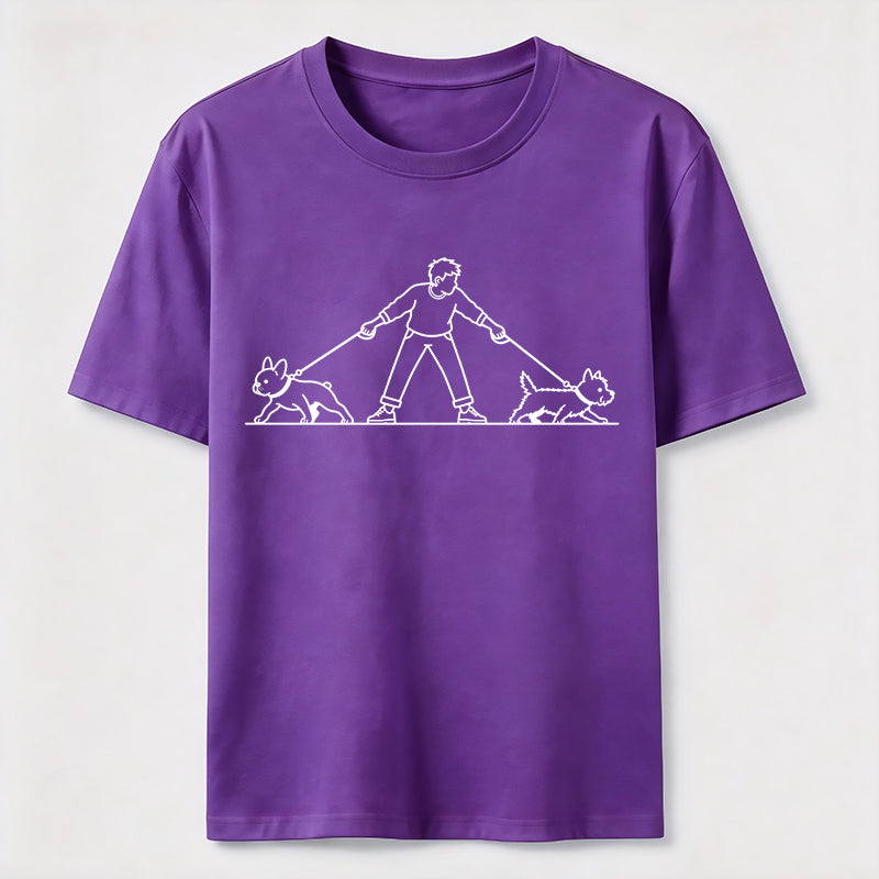 Double Trouble Dog Walk Classic T-Shirt