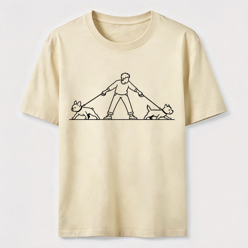 Double Trouble Dog Walk Classic T-Shirt