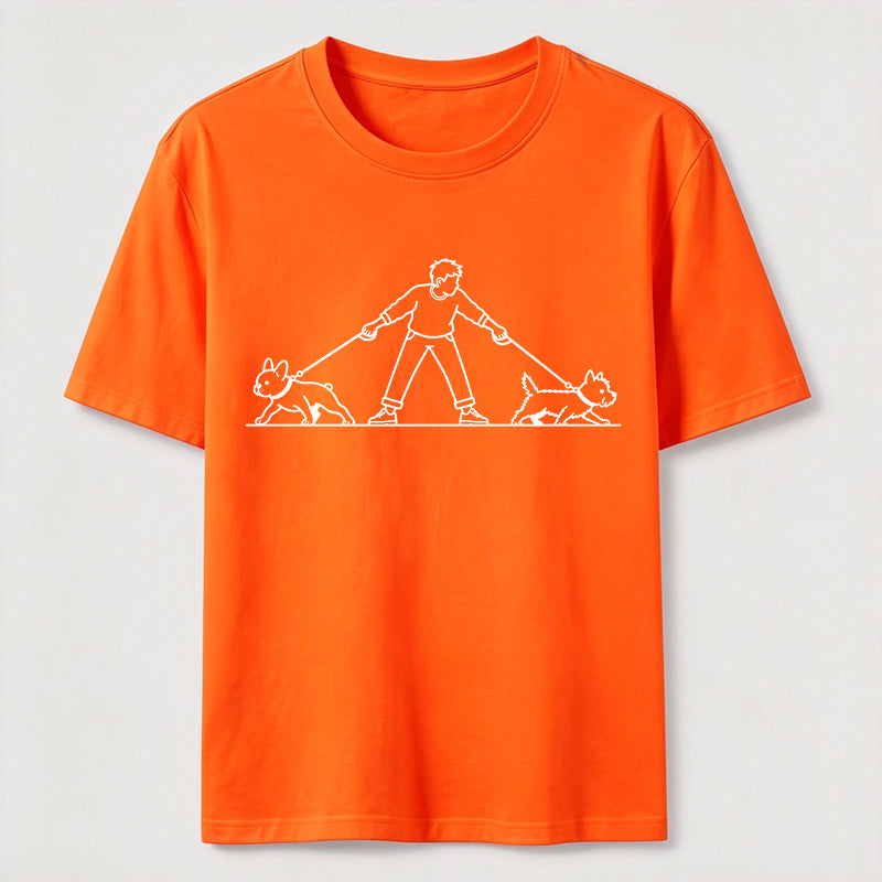 Double Trouble Dog Walk Classic T-Shirt
