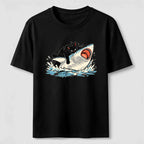 Cat Riding Shark Classic T-Shirt
