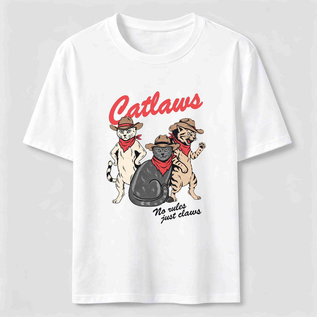 Catlaws No Rules Just Claws Classic T-Shirt