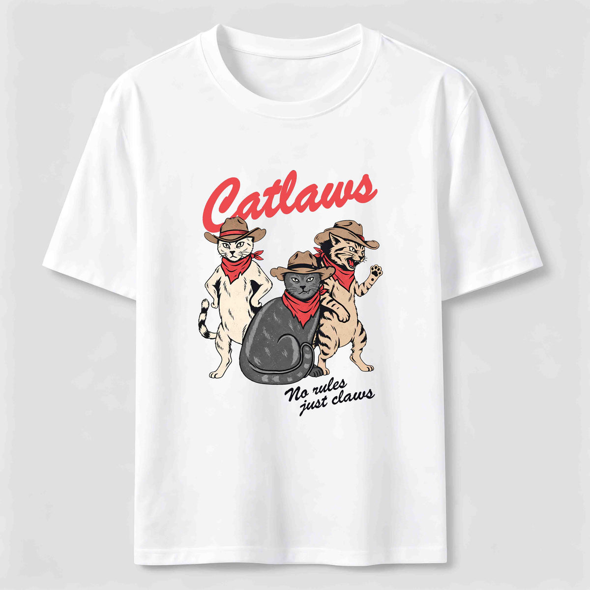 Catlaws No Rules Just Claws Classic T-Shirt