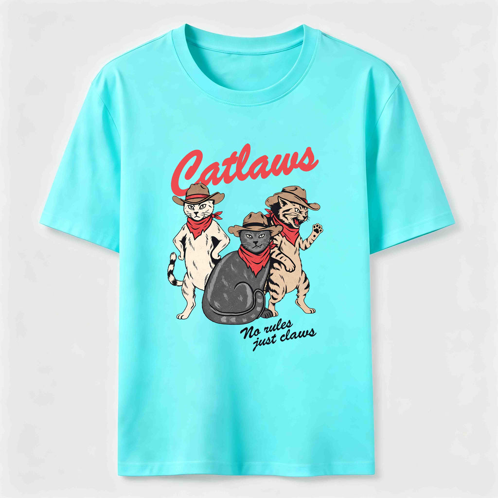 Catlaws No Rules Just Claws Classic T-Shirt