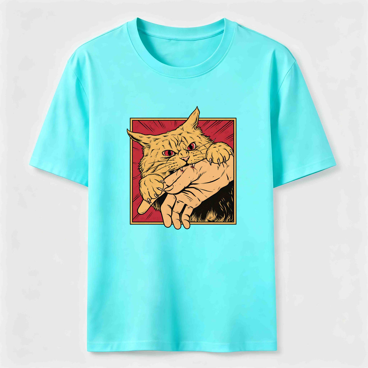 Angry Cat Grab Classic T-Shirt