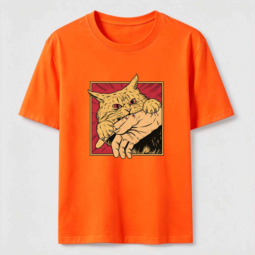 Angry Cat Grab Classic T-Shirt