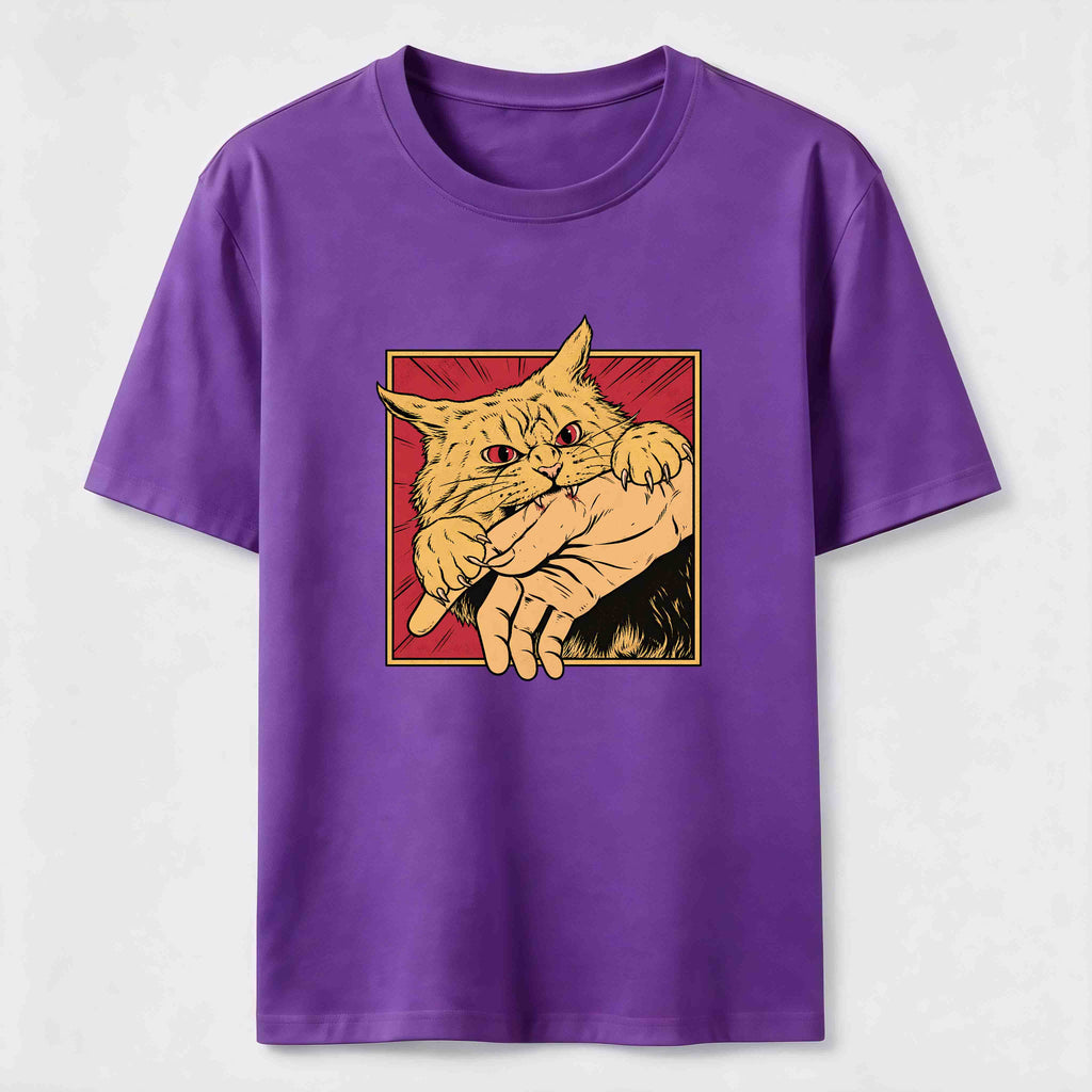 Angry Cat Grab Classic T-Shirt