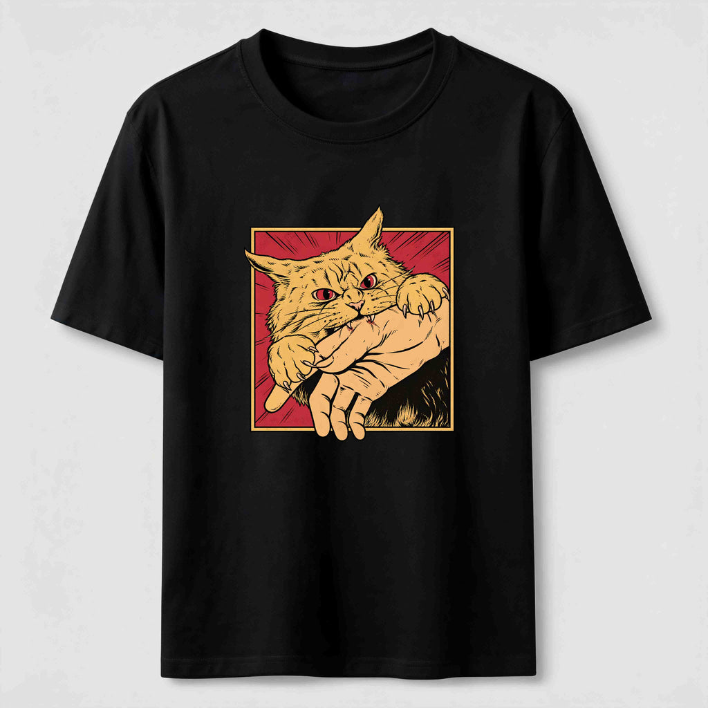 Angry Cat Grab Classic T-Shirt
