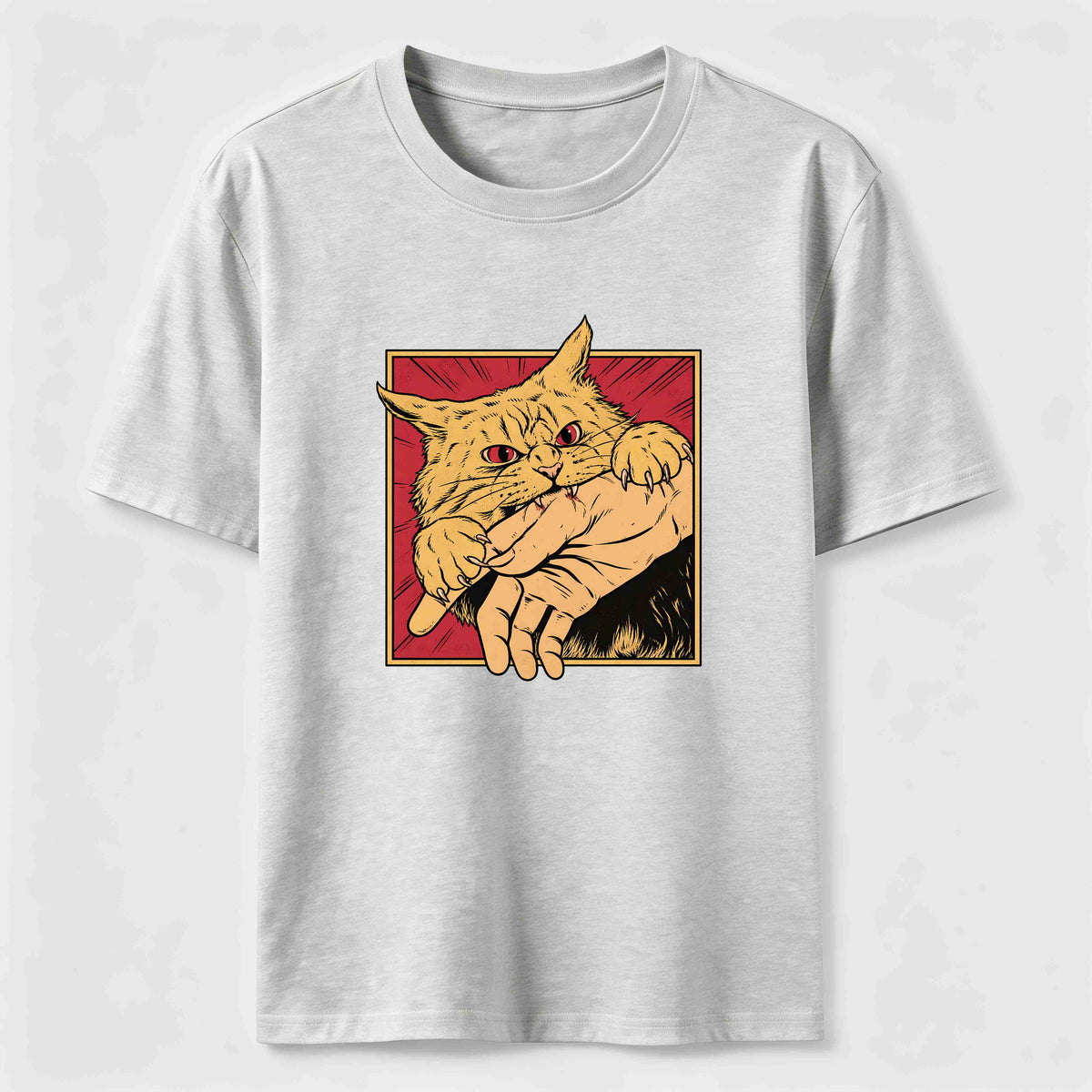 Angry Cat Grab Classic T-Shirt