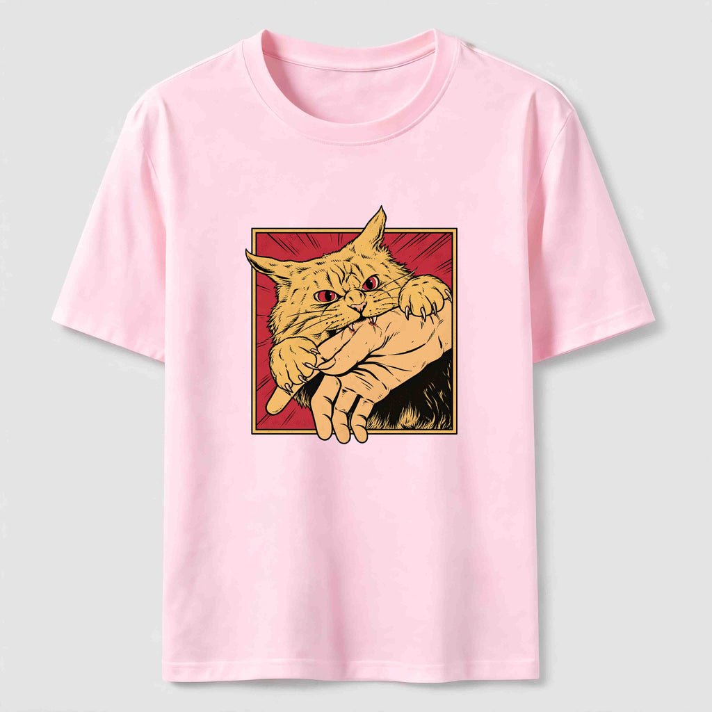 Angry Cat Grab Classic T-Shirt