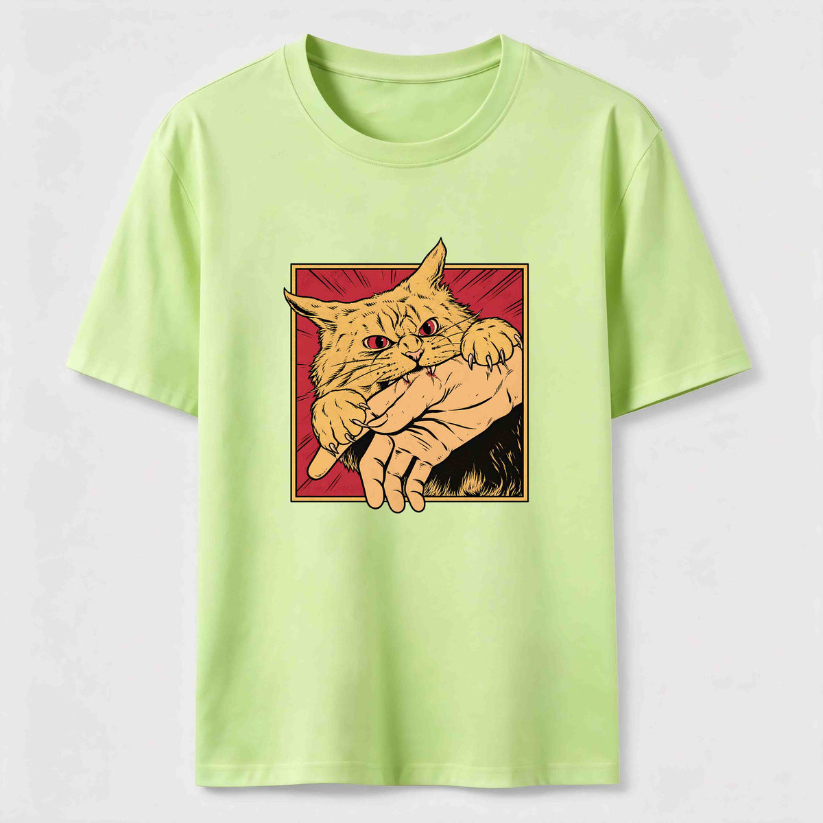 Angry Cat Grab Classic T-Shirt