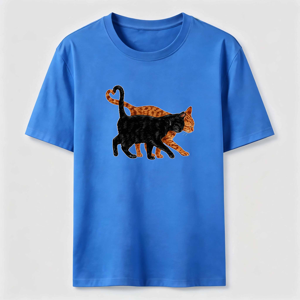 Cat Tail Forming A Heart Shape Classic T-Shirt