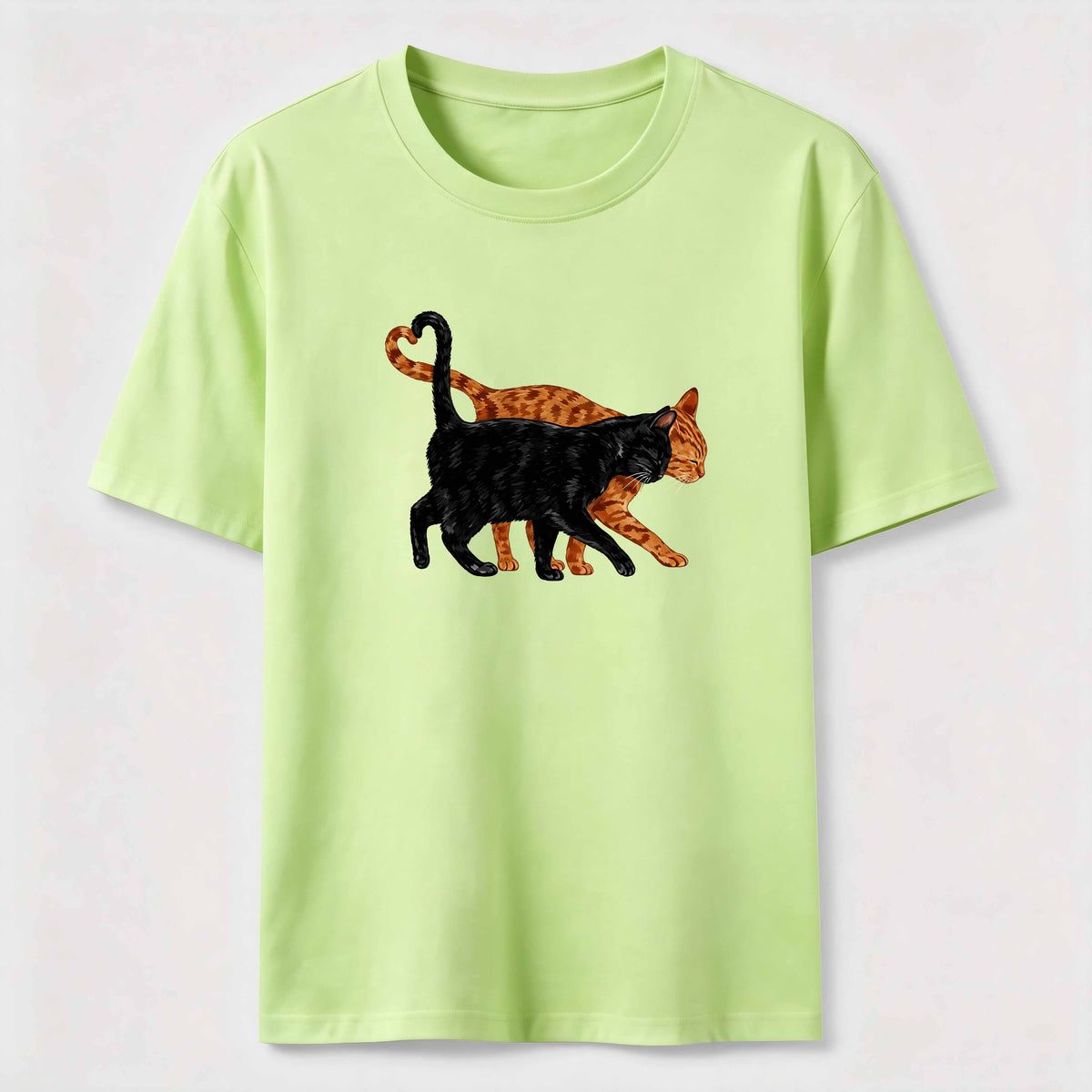Cat Tail Forming A Heart Shape Classic T-Shirt