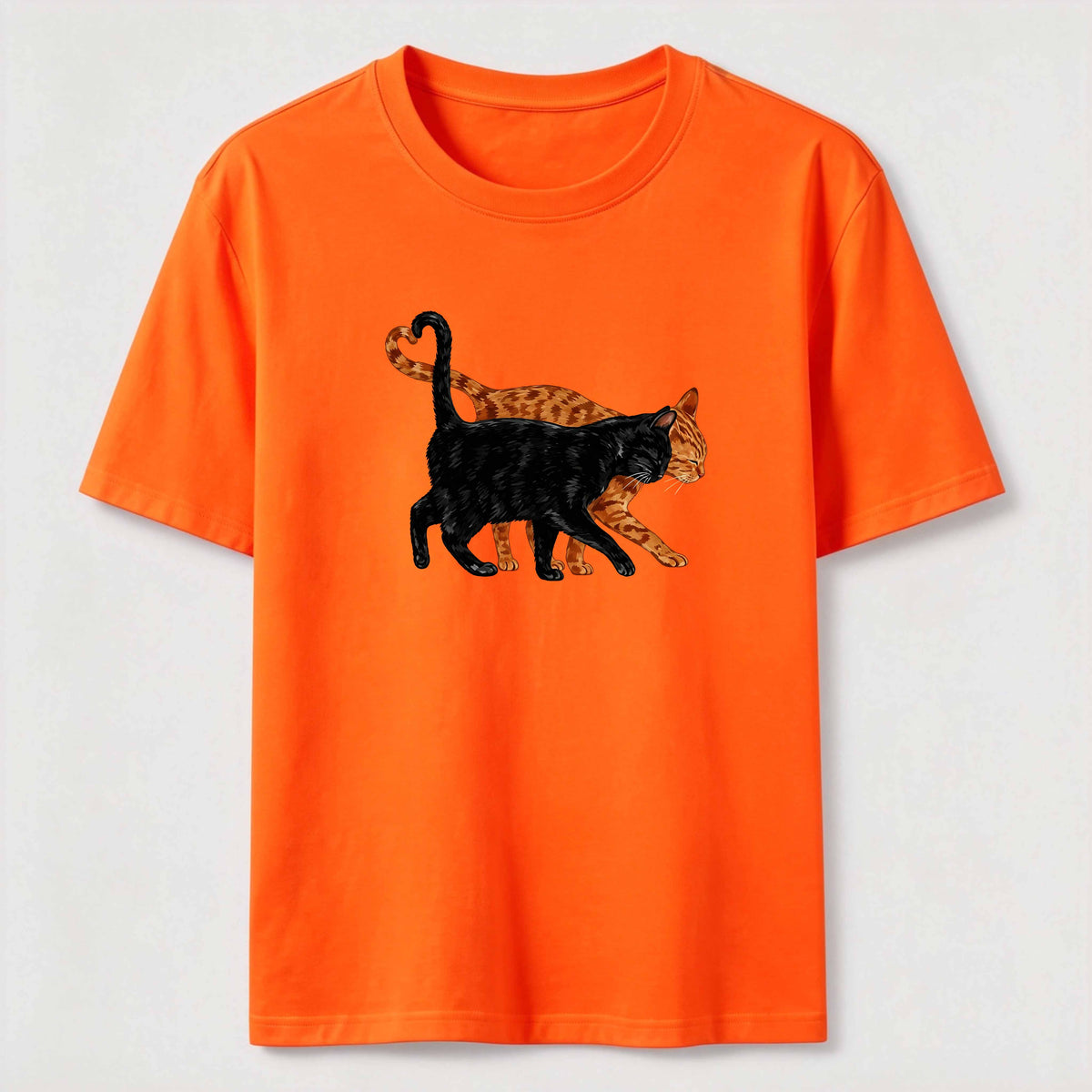 Cat Tail Forming A Heart Shape Classic T-Shirt