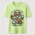 Floral Paw Love Classic T-Shirt