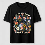 Floral Paw Love Classic T-Shirt