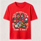 Floral Paw Love Classic T-Shirt