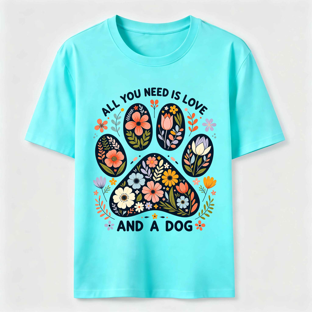 Floral Paw Love Classic T-Shirt