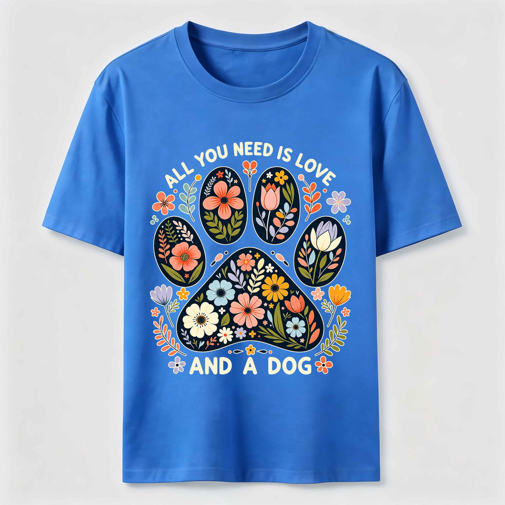 Floral Paw Love Classic T-Shirt