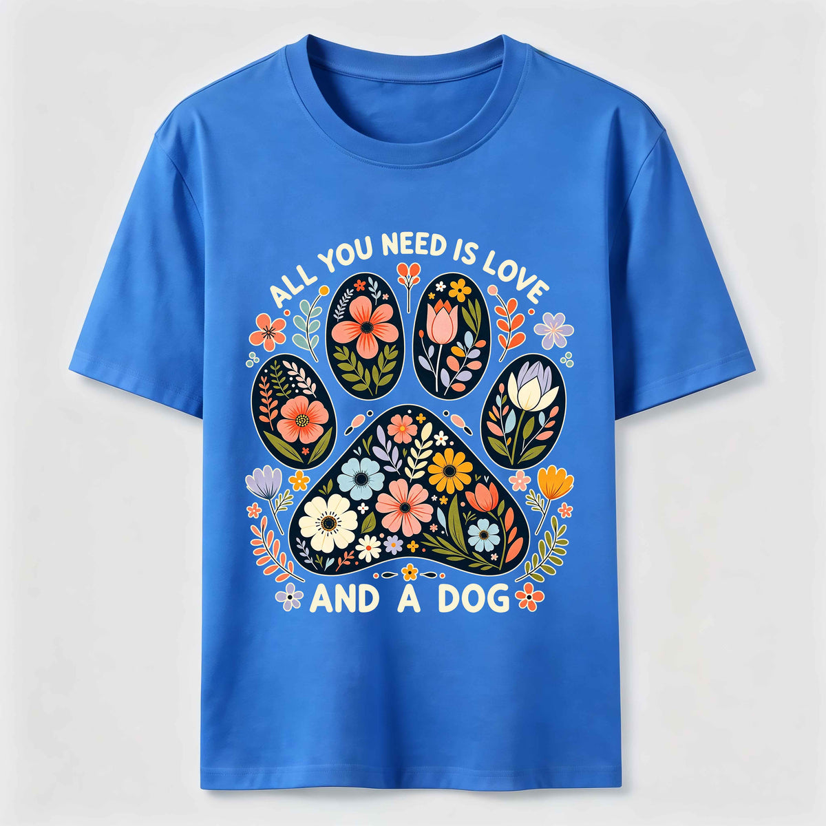 Floral Paw Love Classic T-Shirt