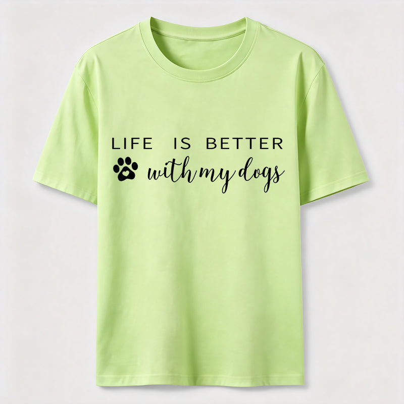 Better With Dogs Classic T-Shirt