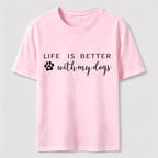 Better With Dogs Classic T-Shirt