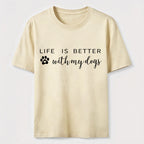 Better With Dogs Classic T-Shirt