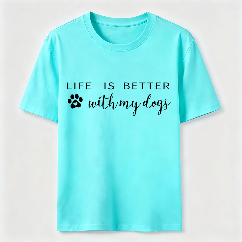 Better With Dogs Classic T-Shirt