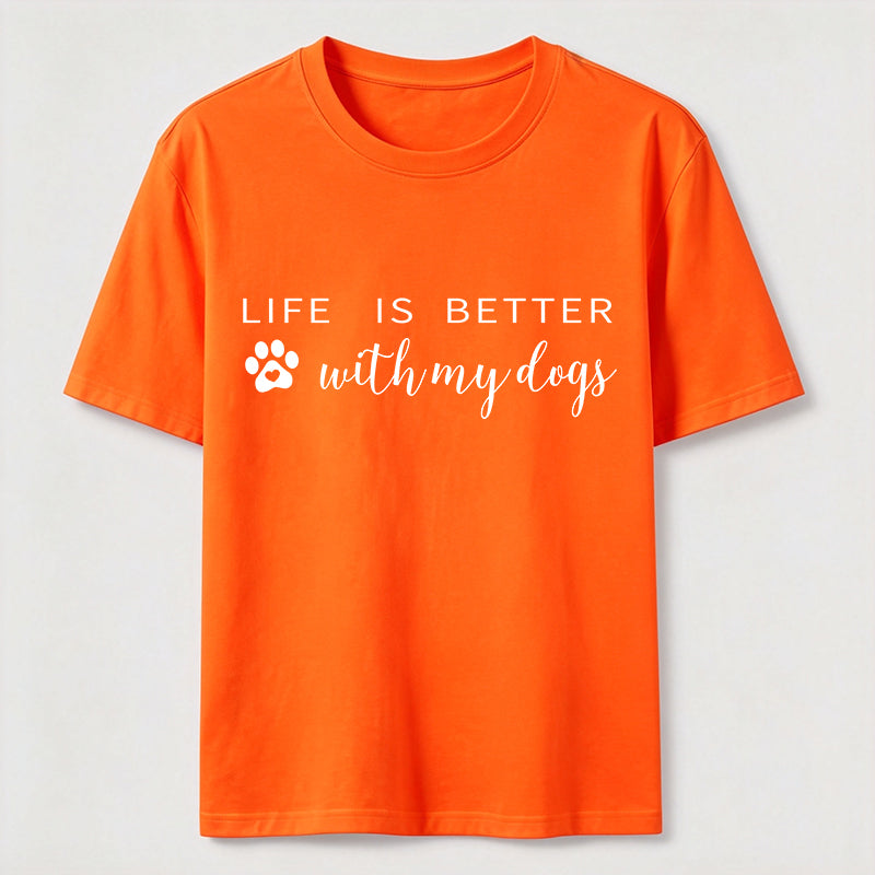 Better With Dogs Classic T-Shirt