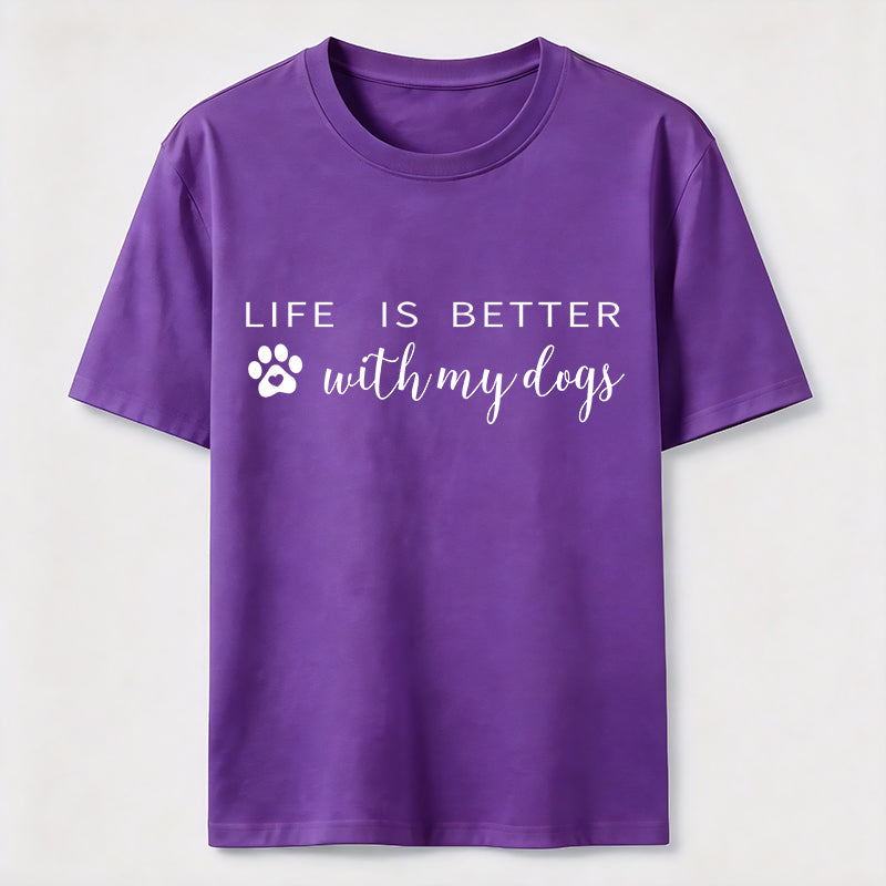 Better With Dogs Classic T-Shirt