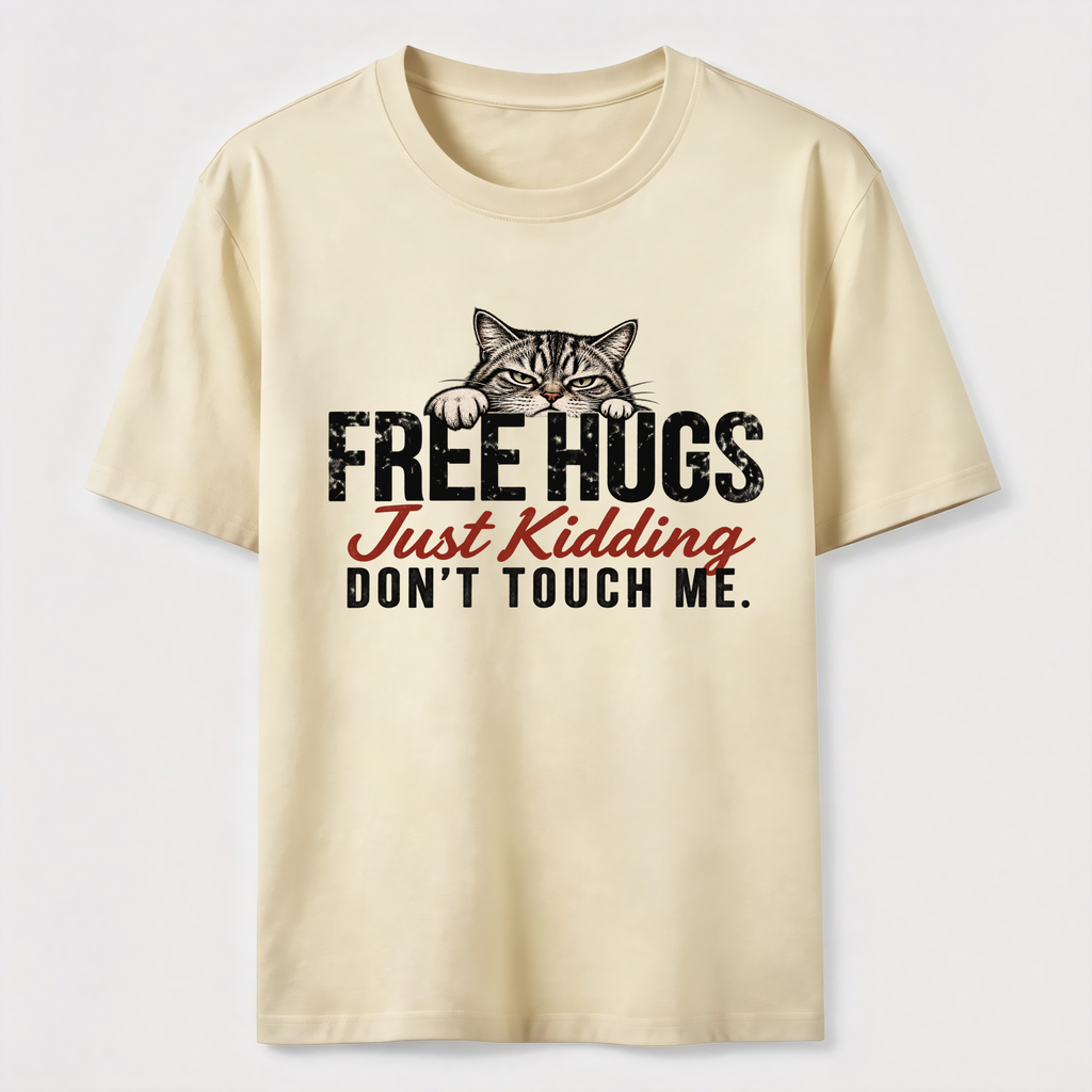 Free Hugs Just Kidding Don't Touch Me Classic T-Shirt