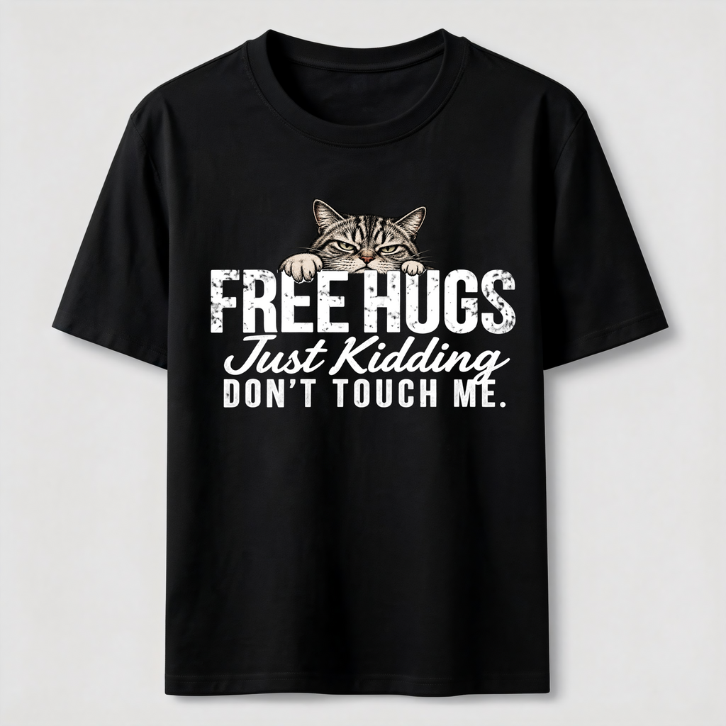 Free Hugs Just Kidding Don't Touch Me Classic T-Shirt