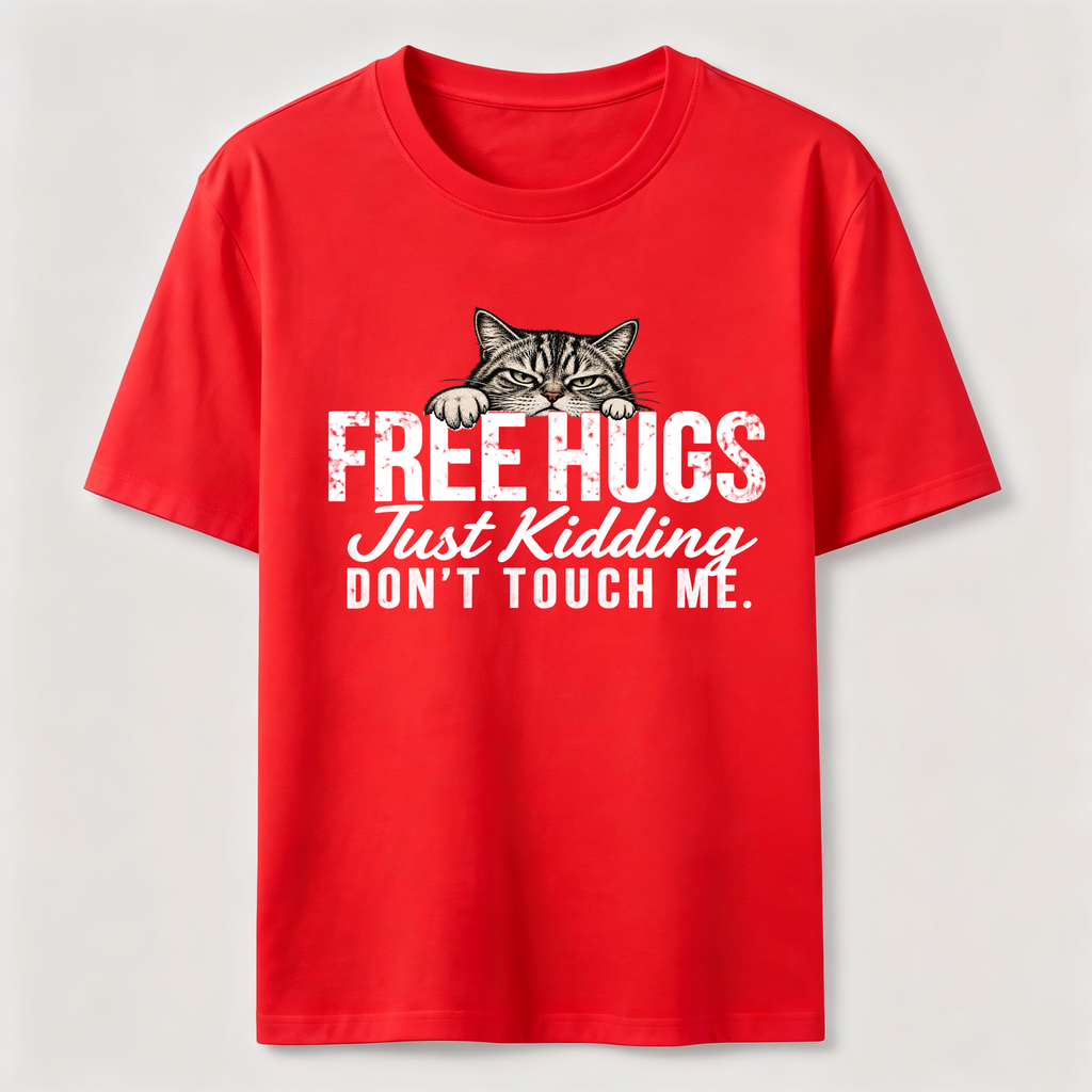 Free Hugs Just Kidding Don't Touch Me Classic T-Shirt