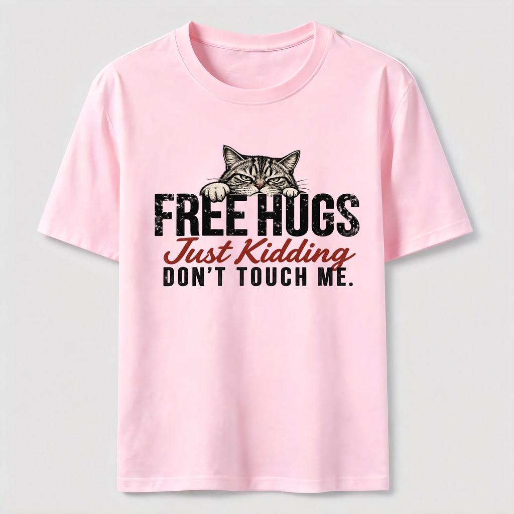 Free Hugs Just Kidding Don't Touch Me Classic T-Shirt