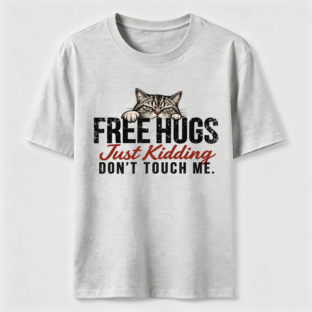 Free Hugs Just Kidding Don't Touch Me Classic T-Shirt