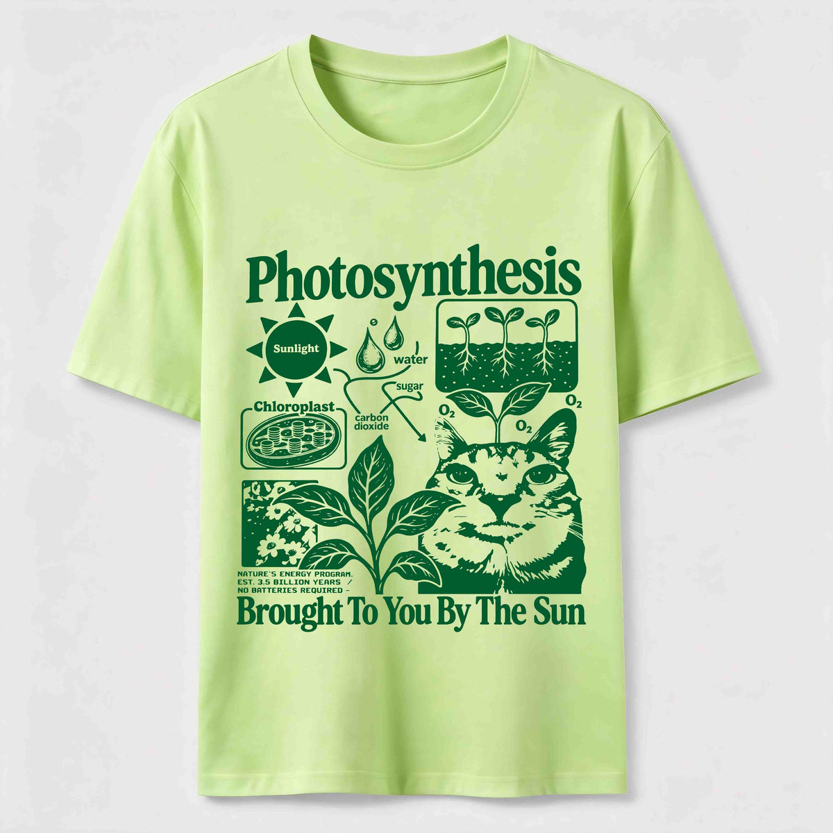 Photosynthesis Cat Classic T-Shirt