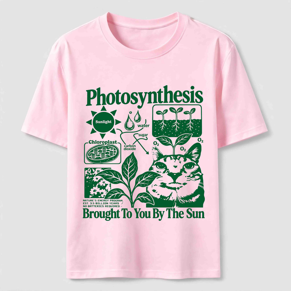 Photosynthesis Cat Classic T-Shirt