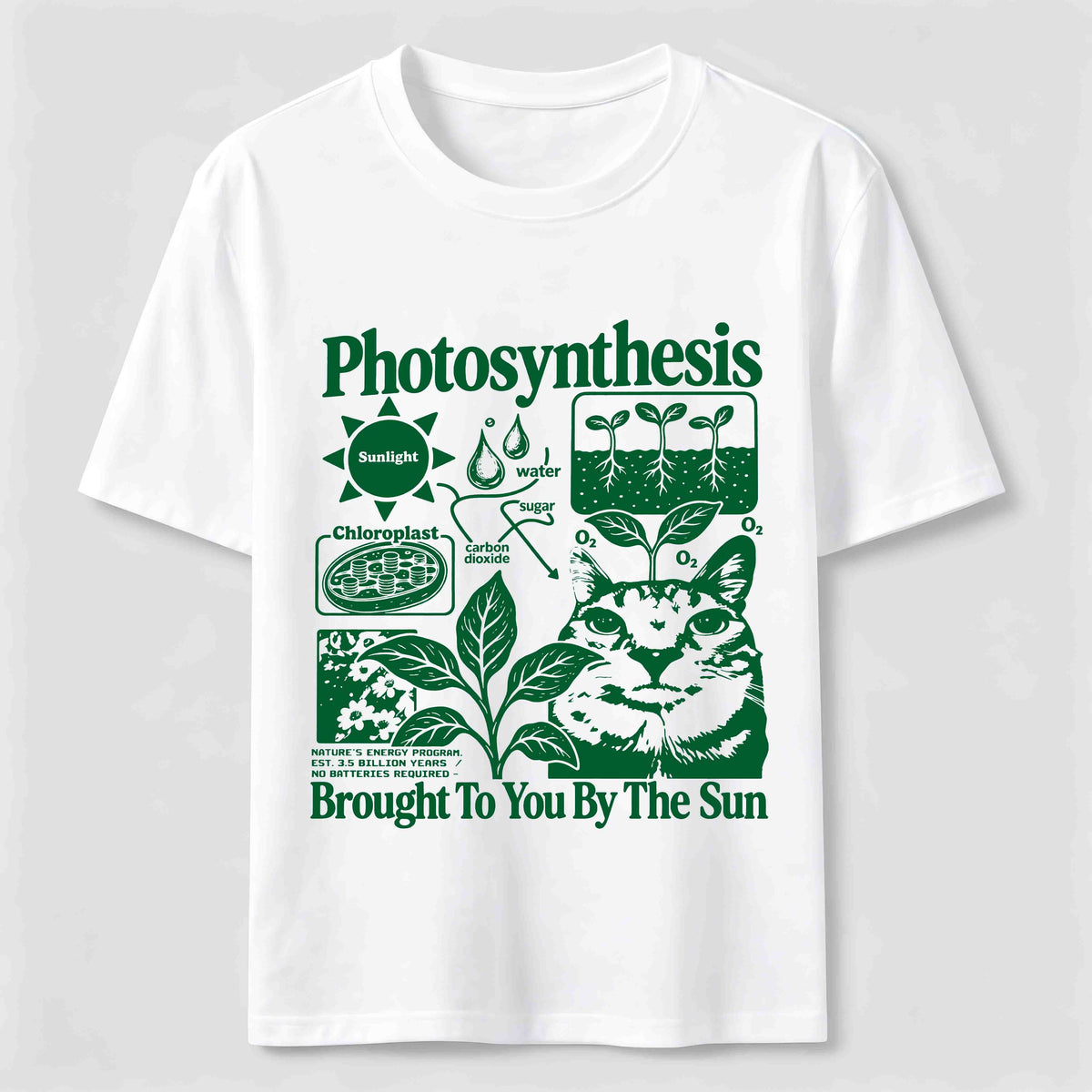 Photosynthesis Cat Classic T-Shirt