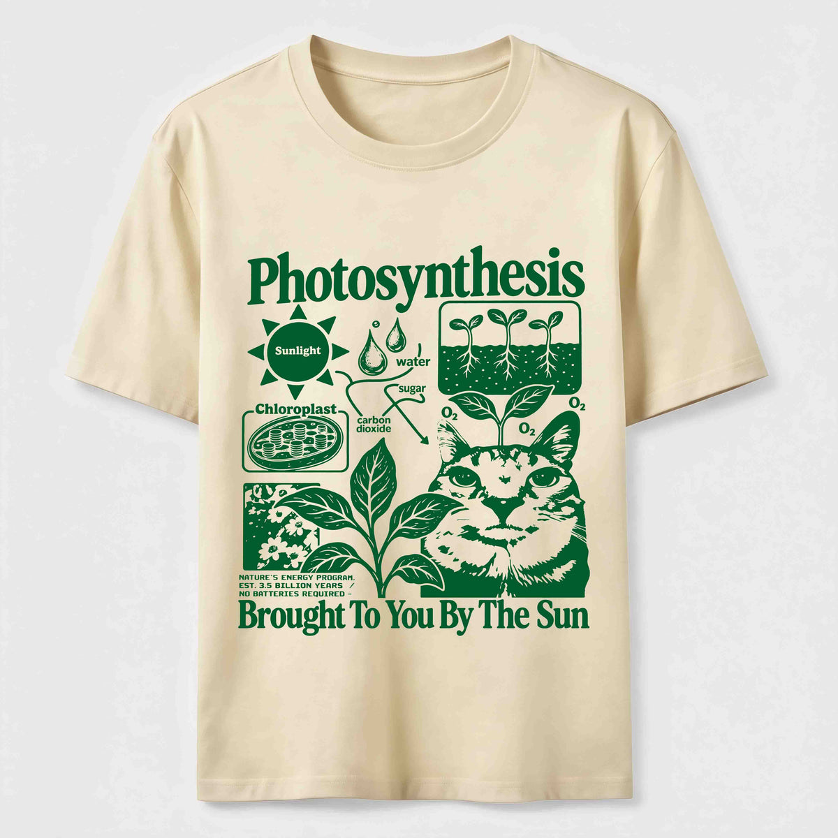 Photosynthesis Cat Classic T-Shirt
