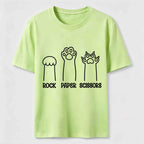 Rock Paper Scissors Cat Classic T-Shirt