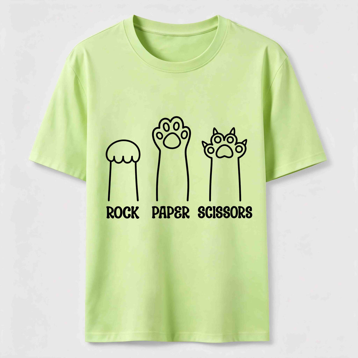 Rock Paper Scissors Cat Classic T-Shirt