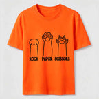 Rock Paper Scissors Cat Classic T-Shirt