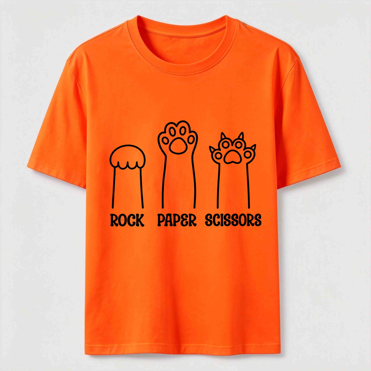 Rock Paper Scissors Cat Classic T-Shirt