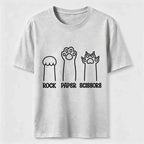 Rock Paper Scissors Cat Classic T-Shirt